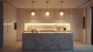 Piani cucina in marmo